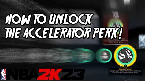 How to get accelerator perk 2k23 - In today's video I discuss the truth about unlocking extender and accelerator in nba 2k23And whether or not they're good, or which is more worth running.HOW ... 